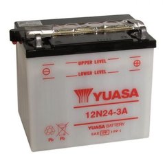 YUASA 12N24-3A Мото аккумулятор 24 А/ч, 200 А, (-/+), 186х126х177 мм