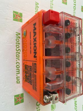 Акумулятор гелевий MAXION MXBM-YTX9-BS GEL (+/-) 12V, 9Ah, 120А EN, 150x87x107 мм, вага 2.94кг