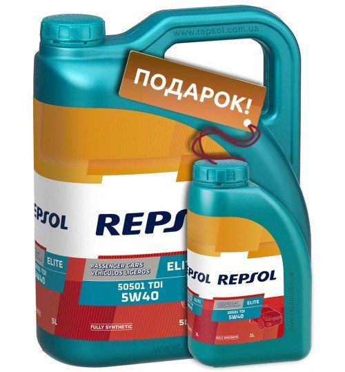 Купить Моторное масло Repsol ELITE 505.01 TDI 5W40, 5л (RP135X55) -  описание, подбор, продажа.