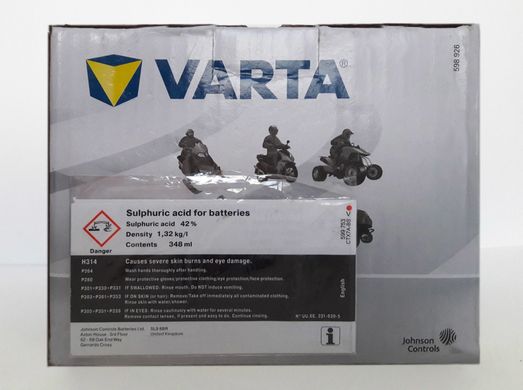 YTX7A-BS VARTA FUN Акумулятор 6 А/ч, 105 А, (+/-), 151х88х94 мм