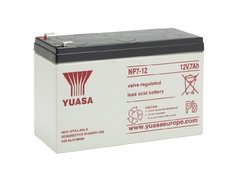 Аккумулятор Yuasa NP7-12 12V 7Ah, 151x65x97,5 мм вес 2,2кг