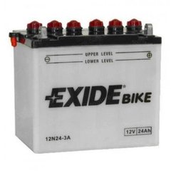 EXIDE 12N24-3A Мото аккумулятор 24 А/ч, 220 А, (-/+), 185х125х175 мм
