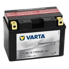 VARTA TTZ12S-BS / TTZ12S-4 Powersports AGM Мото аккумулятор 9 А/ч, 200 А, (+/-), 150х87х110 мм