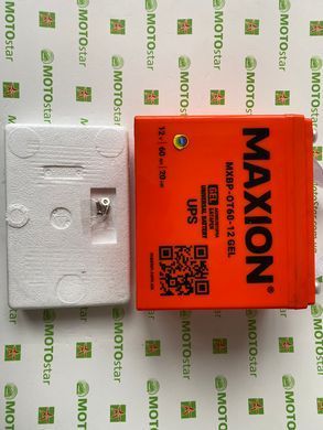 Акумулятор MAXION BP OT 60 - 12 GEL , 12V, 60Ah , 228x137x211 мм, вага 16,8кг
