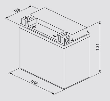 Акумулятор BOSCH 0 986 FA1 040 (YTX12-BS, YTX12-4)10А, 180A, M6 Factory Activated AGM