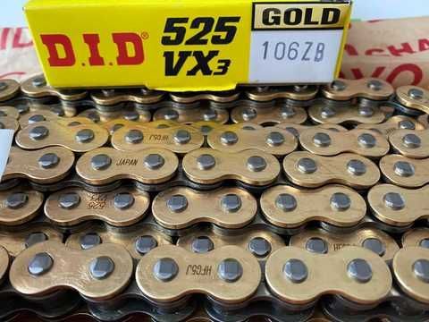 Купить Приводная цепь 525VX3 Gold DID 525VX3 G&B-106ZB - описание