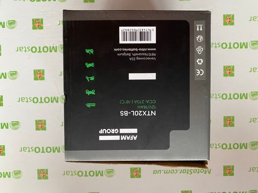 Акумулятор NITRO NTX20L-BS AGM Open Battery 18 Ah , CCA 270 (A) 177x88x155 мм