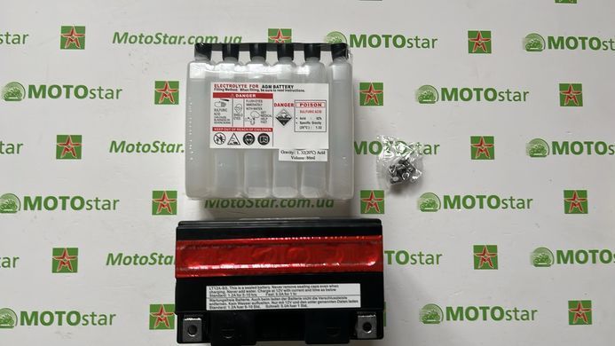 Мотоакумулятор Landport AGM MA LT12A-BS 12V, 10Ah, 152x88x106, электролит в к-те, вес 3,6 кг вес 3,6 кг