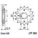 JT JTF293.15 - Звезда передняя HONDA VF, VT, XL; HUSQVARNA TE 310/400/600 1987-2012