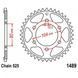 Задня зірочка JTR1489,43 KAWASAKI KLZ, Z, ZR, ZX-10R, ZX-6R, ZX-7R, ZX-7RR, ZX-9R, ZZR 600-1000 1996-2020