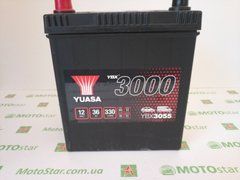 Yuasa 12V 36Ah SMF Battery Japan YBX3055, 330А L + 187x127x223 Акумулятор