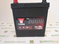 Yuasa 12V 36Ah SMF Battery Japan YBX3055, 330А L + 187x127x223 Акумулятор
