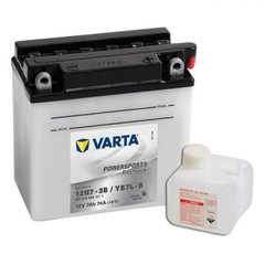 VARTA 12N7-3B / YB7L-B Powersports Аккумулятор 7 А/ч, 74 А, (-/+), 136х76х134 мм