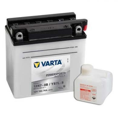 VARTA 12N7-3B / YB7L-B Powersports Аккумулятор 7 А/ч, 74 А, (-/+), 136х76х134 мм