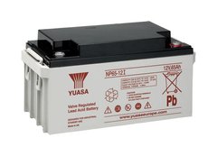Аккумулятор Yuasa NP65-12I 12V 65Ah, 350x166x174 мм, вес 23,0кг