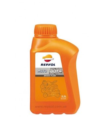 Тормозная жидкость Repsol MOTO DOT 4 BRAKE FLUID, 0,5л (RP713A56)