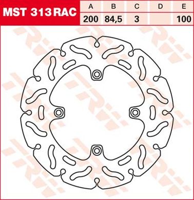 LUCAS MST313RAC Р - Гальмівний диск