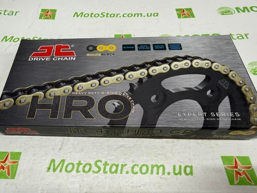 Приводная цепь JT JTC428HROGB126SL HEAVY DUTY O-RING усиленная