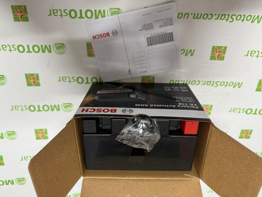 BOSCH 0 986 FA1 180 (YT12A-4; YT12A-BS) M6 AGM, 12V 10Ah 145A, 150x88x105 мм