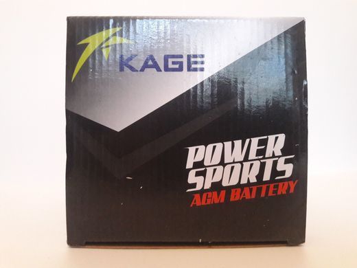 KAGE KG12N9-3B-BS Мото аккумулятор 9 A/ч, 95 A, (-/+), 135x75x139 мм
