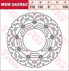 LUCAS MSW242RAC Р - Гальмівний диск