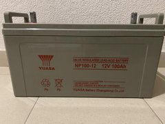 Акумуляторна батарея для ДЖБ Yuasa NP100-12 12V 100Ah 407x172x240 мм
