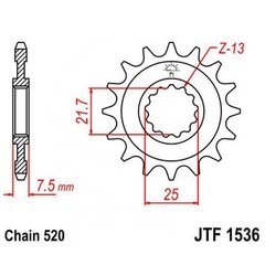 JT JTF1536.14 - Звезда передняя