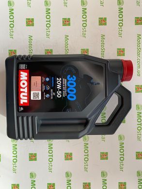 Масло для 4-х тактных двигателей. миниральное MOTUL 837041/3000 4T SAE 20W50 (4л)/104050 = 107319, 4 литра
