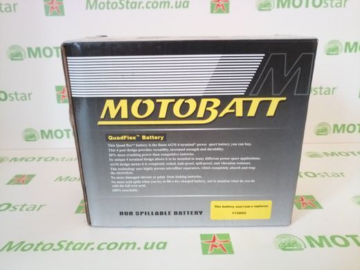 Motobatt MBT9B4 Акумулятор 9 А/ч, 115 А, (+/-), 150x70x104 мм