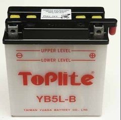 Мотоакумулятор TOPLITE YB5L-B 12V,5Ah,д. 121, ш. 61, в.131, объем 0,4, вес 2 кг,без электролита