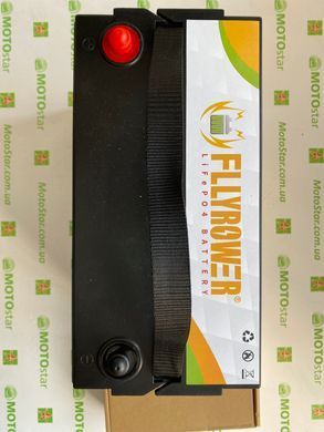 Акумулятор FlyPower LiFePO4 12V/100AH, 1280W*h, 50А/100А (літій-залізо-фосфатний акумулятор для ДБЖ (UPS))