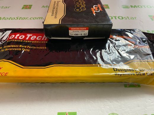Ланцюг MotoTech PREMIUM 428HO-118L (O-ring cальники)
