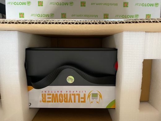 Акумулятор FlyPower LiFePO4 12V/100AH, 1280W*h, 50А/100А (літій-залізо-фосфатний акумулятор для ДБЖ (UPS))