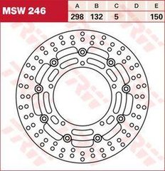 LUCAS MSW246 Р - Гальмівний диск