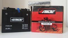 YTX20L-BS 4 RIDE, AGM 12В 18Ah 270А R+ 175x86x154мм , 5,7кг
