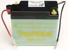Мотоакумулятор TOPLITE 6N4B-2A-3 6V, 4Ah, д. 102, ш. 48, в.96, обсяг 0,2, вага 1 кг, без електроліту