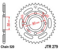 JT JTR279.31 - Звезда задняя