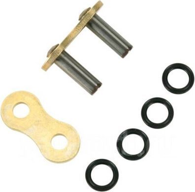 Замок приводного ланцюга 520 Z3 Gold & Silver JT JTC-520Z3GS-RL гіпер посилена, ущільнювач: х-кільце, золотист.
