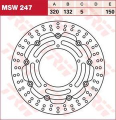 LUCAS MSW247 Р - Гальмівний диск
