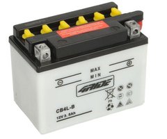 Аккумулятор CB4L-B 4RIDE (YB4L-B) 12В 3,5Ah 56А R+ 121x71x93