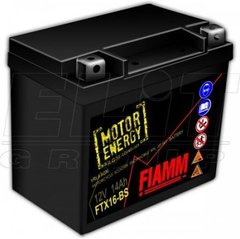 Мотоакумулятор FIAMM FTX16-BS 12V,14Ah,д. 150, ш. 87, в.161, электролит в к-те, вес 4,7 кг,CCA(-18C):230