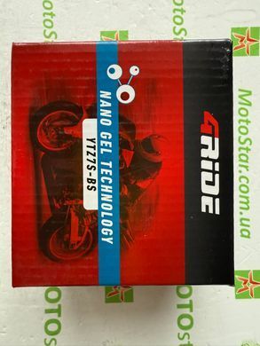 Гелевий акумулятор YTZ7S-BS 4RIDE NANO GEL 12V 6Ah 95A R+ , 113x69x105мм вес 1.9 кг