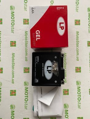 Аккумулятор LP MG LTZ7-S GEL 12V, 6Ah, -/+, 113x70x105мм, вес 2,3 кг (YTZ7S)
