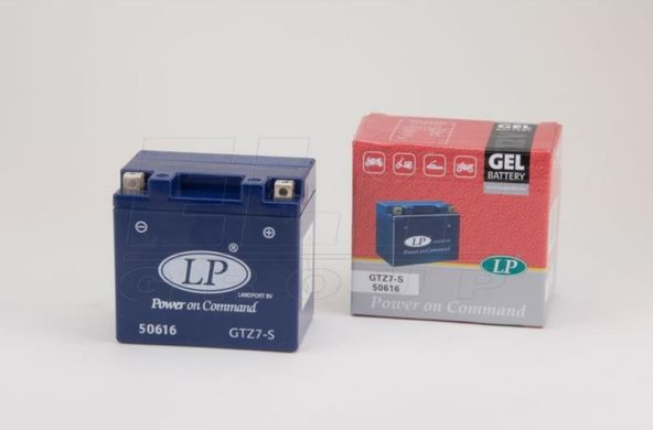 Аккумулятор LP MG LTZ7-S GEL 12V, 6Ah, -/+, 113x70x105мм, вес 2,3 кг (YTZ7S)