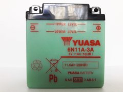 YUASA 6N11A-1B Мото аккумулятор 11 А/ч, (-/+), 122х62х131 мм
