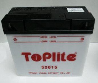 Мотоакумулятор TOPLITE 52015 12V,20 Ah,д. 185, ш. 82, в.170, вес 4,1 кг,без электролита