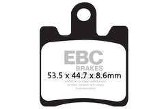 EBC SFA283/4 - Тормозные колодки скутерные