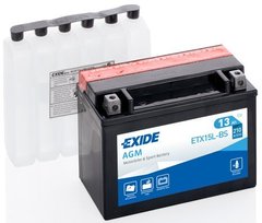 ETX15L-BS - EXIDE - Акумулятор 13AH / 210A 12V P +