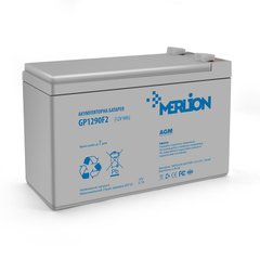 Акумуляторна батарея MERLION AGM GP1290F2 12 V 9 Ah (150 x 65 x95 (100)) Black Q10