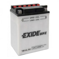EXIDE YB14L-B2 / EB14L-B2 Акумулятор 14 А/ч, 145 А, (-/+), 134x89x166 мм